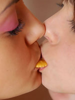 ariel rebel and her sexy friend share cheese