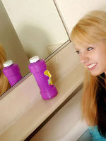 fine cute nubile babe exposing fresh tight body in every corner of the bathroom